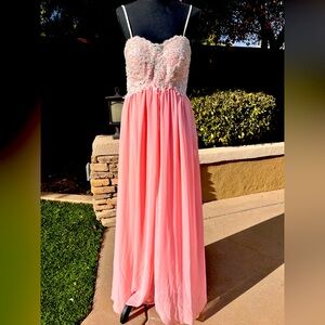 Pretty in pink prom dress